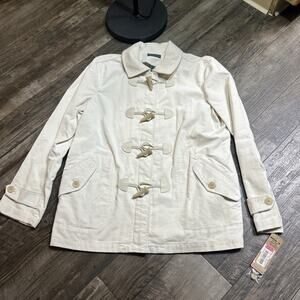 $179 Ralph Lauren Womens Tundra - Fashio Peak Cream Corduroy Jacket XL